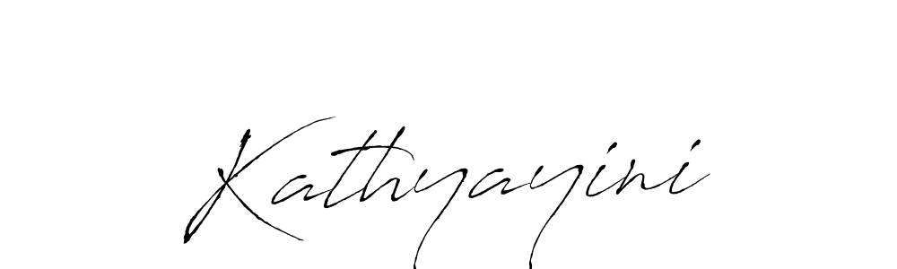 How to make Kathyayini name signature. Use Antro_Vectra style for creating short signs online. This is the latest handwritten sign. Kathyayini signature style 6 images and pictures png