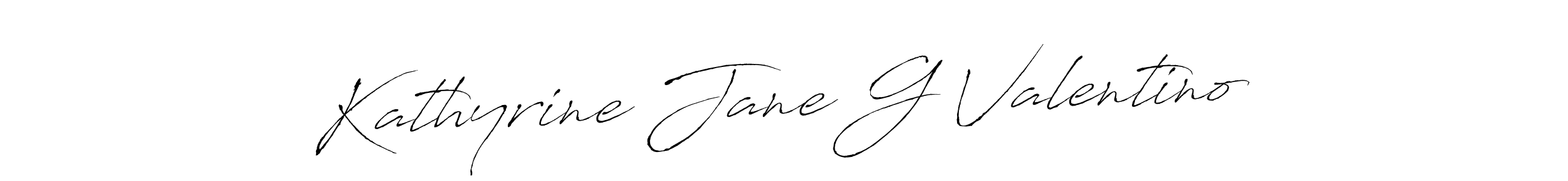 Also we have Kathyrine Jane G Valentino name is the best signature style. Create professional handwritten signature collection using Antro_Vectra autograph style. Kathyrine Jane G Valentino signature style 6 images and pictures png