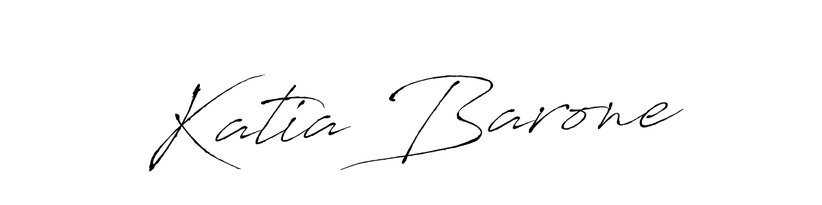 Make a beautiful signature design for name Katia Barone. With this signature (Antro_Vectra) style, you can create a handwritten signature for free. Katia Barone signature style 6 images and pictures png