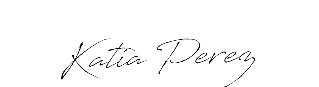 Design your own signature with our free online signature maker. With this signature software, you can create a handwritten (Antro_Vectra) signature for name Katia Perez. Katia Perez signature style 6 images and pictures png