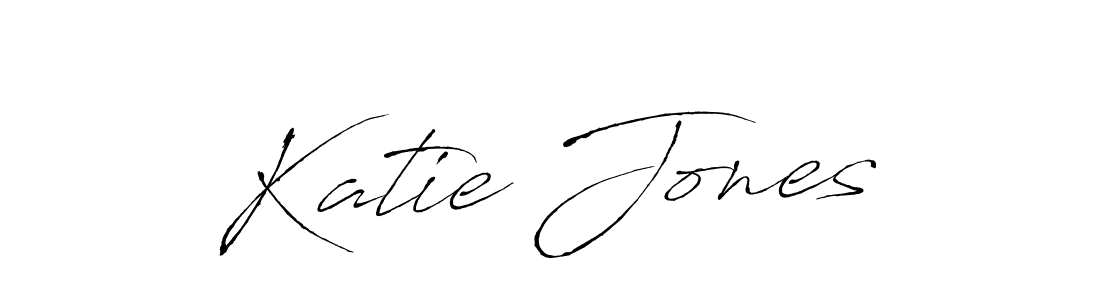 Katie Jones stylish signature style. Best Handwritten Sign (Antro_Vectra) for my name. Handwritten Signature Collection Ideas for my name Katie Jones. Katie Jones signature style 6 images and pictures png
