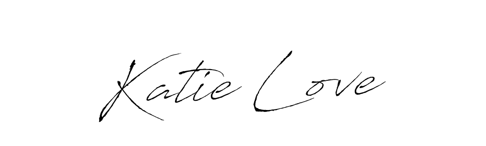 Make a beautiful signature design for name Katie Love. With this signature (Antro_Vectra) style, you can create a handwritten signature for free. Katie Love signature style 6 images and pictures png