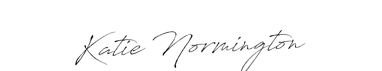 Use a signature maker to create a handwritten signature online. With this signature software, you can design (Antro_Vectra) your own signature for name Katie Normington. Katie Normington signature style 6 images and pictures png