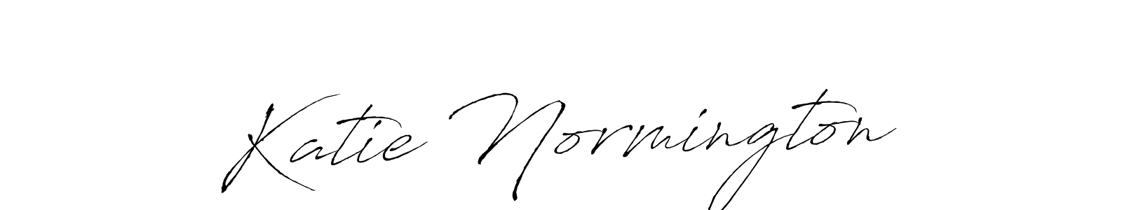 Create a beautiful signature design for name Katie Normington. With this signature (Antro_Vectra) fonts, you can make a handwritten signature for free. Katie Normington signature style 6 images and pictures png