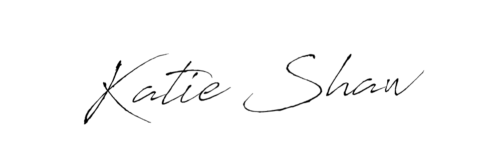 How to make Katie Shaw signature? Antro_Vectra is a professional autograph style. Create handwritten signature for Katie Shaw name. Katie Shaw signature style 6 images and pictures png