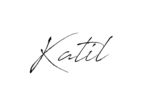 Katil stylish signature style. Best Handwritten Sign (Antro_Vectra) for my name. Handwritten Signature Collection Ideas for my name Katil. Katil signature style 6 images and pictures png