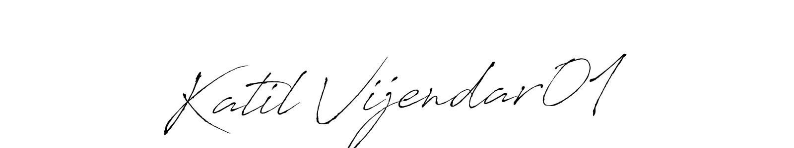 Katil Vijendar01 stylish signature style. Best Handwritten Sign (Antro_Vectra) for my name. Handwritten Signature Collection Ideas for my name Katil Vijendar01. Katil Vijendar01 signature style 6 images and pictures png