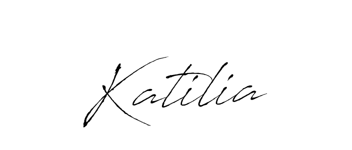 How to make Katilia signature? Antro_Vectra is a professional autograph style. Create handwritten signature for Katilia name. Katilia signature style 6 images and pictures png