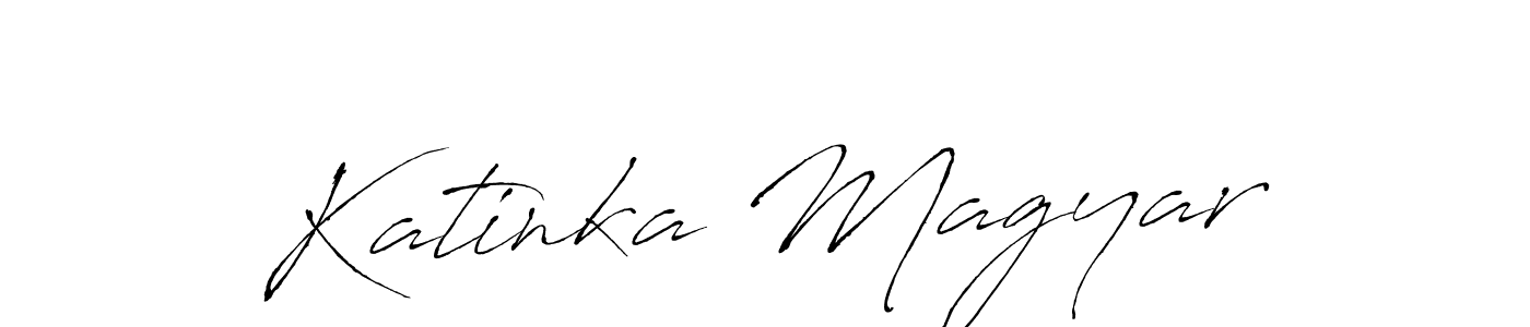 Use a signature maker to create a handwritten signature online. With this signature software, you can design (Antro_Vectra) your own signature for name Katinka Magyar. Katinka Magyar signature style 6 images and pictures png