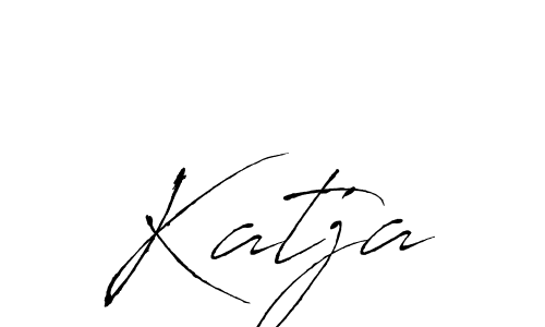 Best and Professional Signature Style for Katja. Antro_Vectra Best Signature Style Collection. Katja signature style 6 images and pictures png