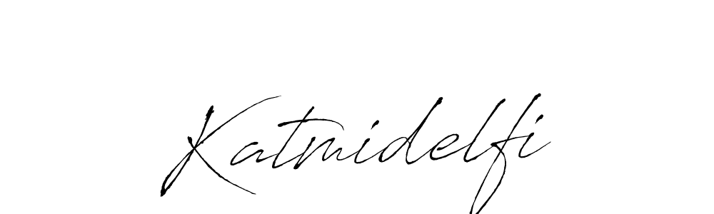 How to make Katmidelfi signature? Antro_Vectra is a professional autograph style. Create handwritten signature for Katmidelfi name. Katmidelfi signature style 6 images and pictures png