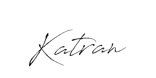 How to make Katran signature? Antro_Vectra is a professional autograph style. Create handwritten signature for Katran name. Katran signature style 6 images and pictures png