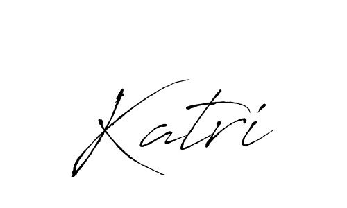 Make a beautiful signature design for name Katri. With this signature (Antro_Vectra) style, you can create a handwritten signature for free. Katri signature style 6 images and pictures png