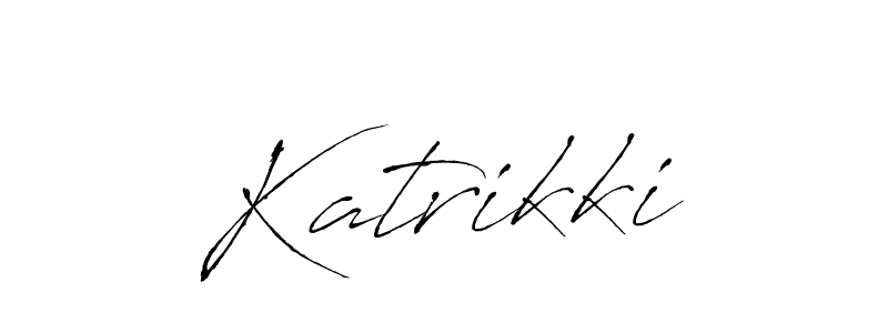 Also You can easily find your signature by using the search form. We will create Katrikki name handwritten signature images for you free of cost using Antro_Vectra sign style. Katrikki signature style 6 images and pictures png