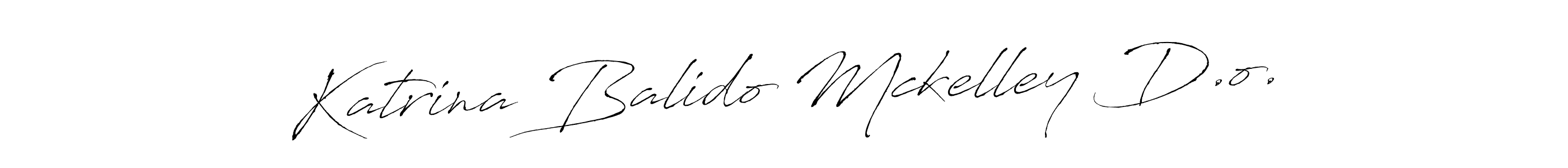 Make a beautiful signature design for name Katrina Balido Mckelley D.o.. Use this online signature maker to create a handwritten signature for free. Katrina Balido Mckelley D.o. signature style 6 images and pictures png