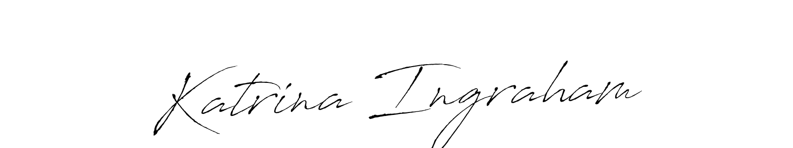 Make a beautiful signature design for name Katrina Ingraham. With this signature (Antro_Vectra) style, you can create a handwritten signature for free. Katrina Ingraham signature style 6 images and pictures png