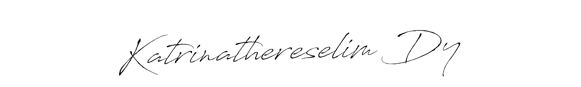 Make a beautiful signature design for name Katrinathereselim Dy. With this signature (Antro_Vectra) style, you can create a handwritten signature for free. Katrinathereselim Dy signature style 6 images and pictures png