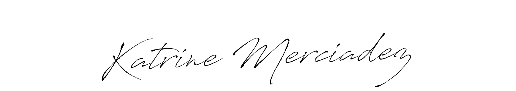 Best and Professional Signature Style for Katrine Merciadez. Antro_Vectra Best Signature Style Collection. Katrine Merciadez signature style 6 images and pictures png