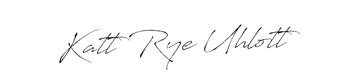 Antro_Vectra is a professional signature style that is perfect for those who want to add a touch of class to their signature. It is also a great choice for those who want to make their signature more unique. Get Katt Rye Uhlott name to fancy signature for free. Katt Rye Uhlott signature style 6 images and pictures png