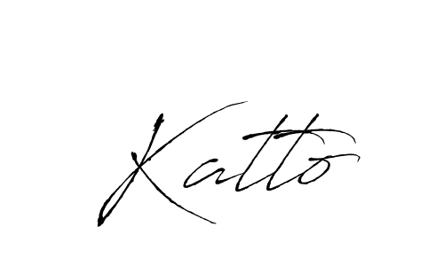 Make a beautiful signature design for name Katto. Use this online signature maker to create a handwritten signature for free. Katto signature style 6 images and pictures png