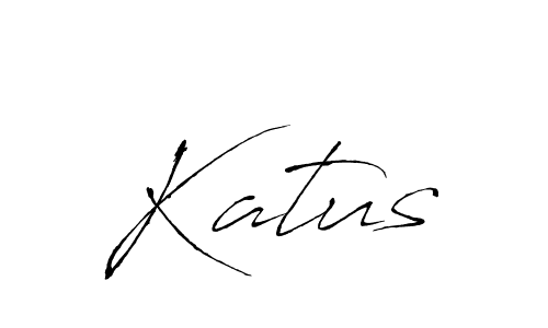 Create a beautiful signature design for name Katus. With this signature (Antro_Vectra) fonts, you can make a handwritten signature for free. Katus signature style 6 images and pictures png