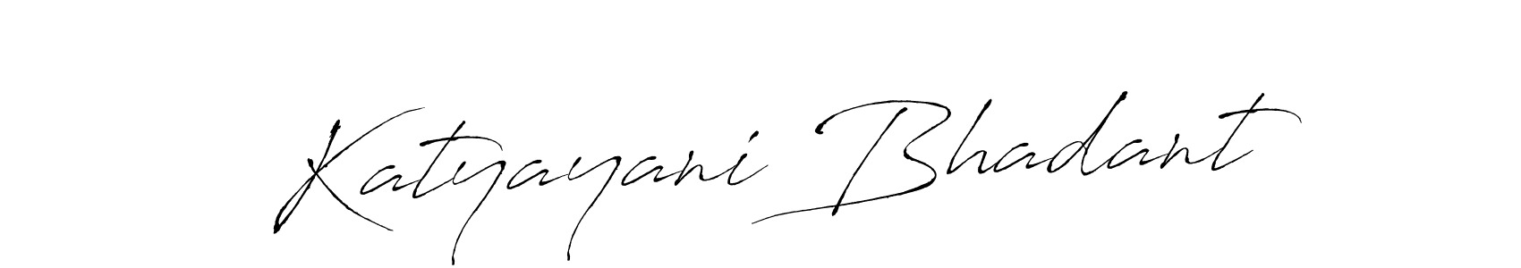 Make a beautiful signature design for name Katyayani Bhadant. Use this online signature maker to create a handwritten signature for free. Katyayani Bhadant signature style 6 images and pictures png