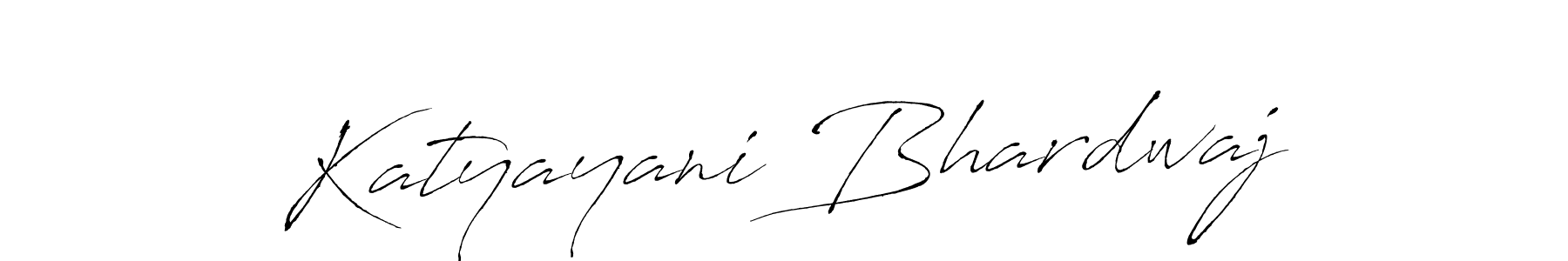 How to make Katyayani Bhardwaj name signature. Use Antro_Vectra style for creating short signs online. This is the latest handwritten sign. Katyayani Bhardwaj signature style 6 images and pictures png