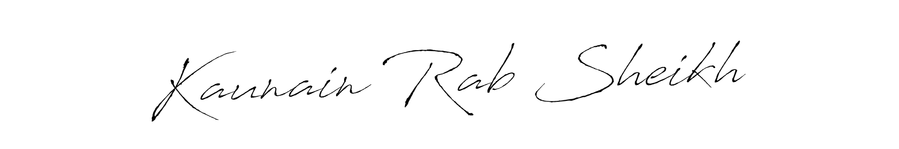 Here are the top 10 professional signature styles for the name Kaunain Rab Sheikh. These are the best autograph styles you can use for your name. Kaunain Rab Sheikh signature style 6 images and pictures png
