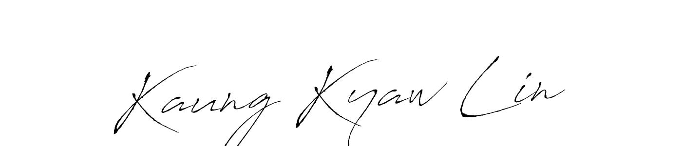 Make a beautiful signature design for name Kaung Kyaw Lin. Use this online signature maker to create a handwritten signature for free. Kaung Kyaw Lin signature style 6 images and pictures png