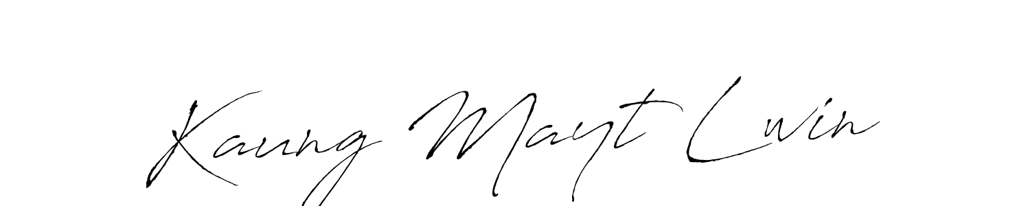 You can use this online signature creator to create a handwritten signature for the name Kaung Mayt Lwin. This is the best online autograph maker. Kaung Mayt Lwin signature style 6 images and pictures png