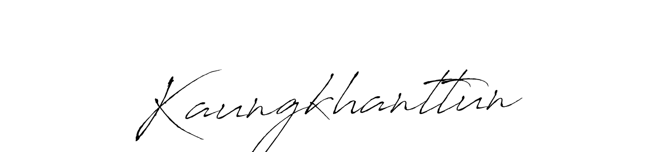 Here are the top 10 professional signature styles for the name Kaungkhanttun. These are the best autograph styles you can use for your name. Kaungkhanttun signature style 6 images and pictures png