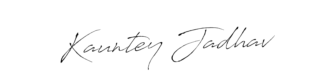 Once you've used our free online signature maker to create your best signature Antro_Vectra style, it's time to enjoy all of the benefits that Kauntey Jadhav name signing documents. Kauntey Jadhav signature style 6 images and pictures png