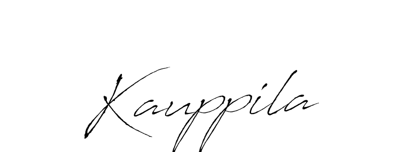 Also we have Kauppila name is the best signature style. Create professional handwritten signature collection using Antro_Vectra autograph style. Kauppila signature style 6 images and pictures png