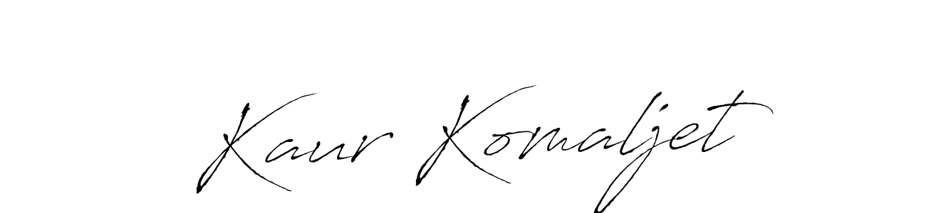 Use a signature maker to create a handwritten signature online. With this signature software, you can design (Antro_Vectra) your own signature for name Kaur Komaljet. Kaur Komaljet signature style 6 images and pictures png