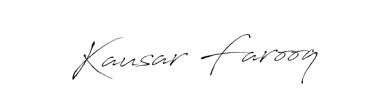 Also we have Kausar Farooq name is the best signature style. Create professional handwritten signature collection using Antro_Vectra autograph style. Kausar Farooq signature style 6 images and pictures png