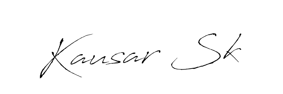 Use a signature maker to create a handwritten signature online. With this signature software, you can design (Antro_Vectra) your own signature for name Kausar Sk. Kausar Sk signature style 6 images and pictures png