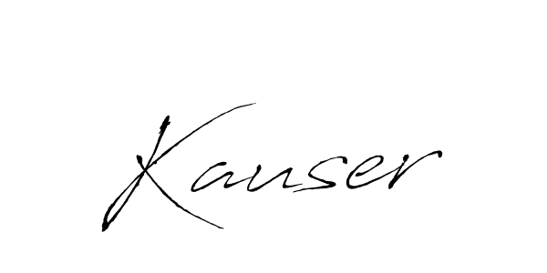 Antro_Vectra is a professional signature style that is perfect for those who want to add a touch of class to their signature. It is also a great choice for those who want to make their signature more unique. Get Kauser name to fancy signature for free. Kauser signature style 6 images and pictures png