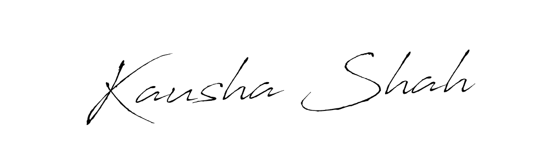 You should practise on your own different ways (Antro_Vectra) to write your name (Kausha Shah) in signature. don't let someone else do it for you. Kausha Shah signature style 6 images and pictures png