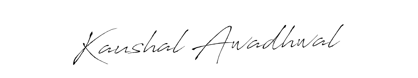 Also we have Kaushal Awadhwal name is the best signature style. Create professional handwritten signature collection using Antro_Vectra autograph style. Kaushal Awadhwal signature style 6 images and pictures png