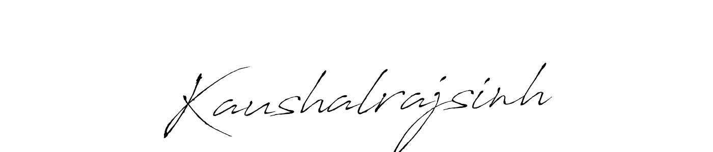 Kaushalrajsinh stylish signature style. Best Handwritten Sign (Antro_Vectra) for my name. Handwritten Signature Collection Ideas for my name Kaushalrajsinh. Kaushalrajsinh signature style 6 images and pictures png