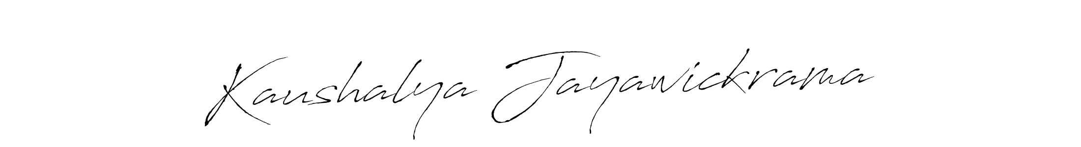 This is the best signature style for the Kaushalya Jayawickrama name. Also you like these signature font (Antro_Vectra). Mix name signature. Kaushalya Jayawickrama signature style 6 images and pictures png