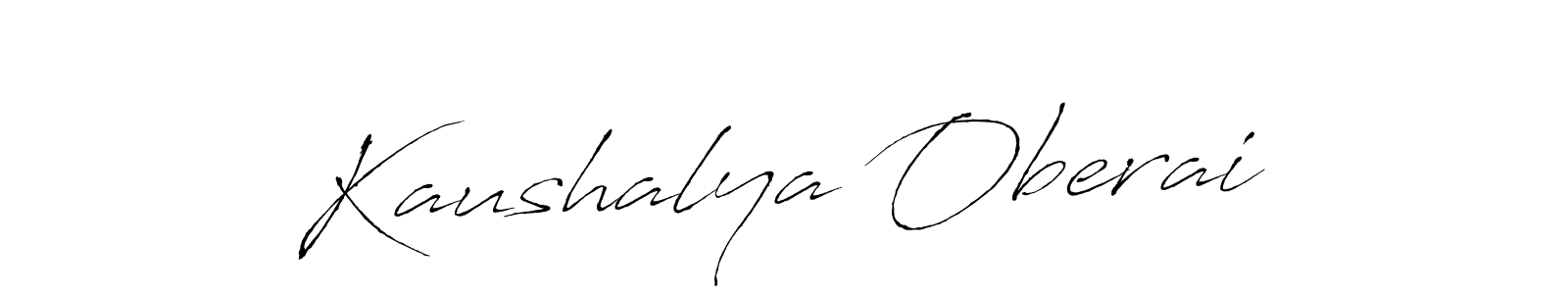 Use a signature maker to create a handwritten signature online. With this signature software, you can design (Antro_Vectra) your own signature for name Kaushalya Oberai. Kaushalya Oberai signature style 6 images and pictures png