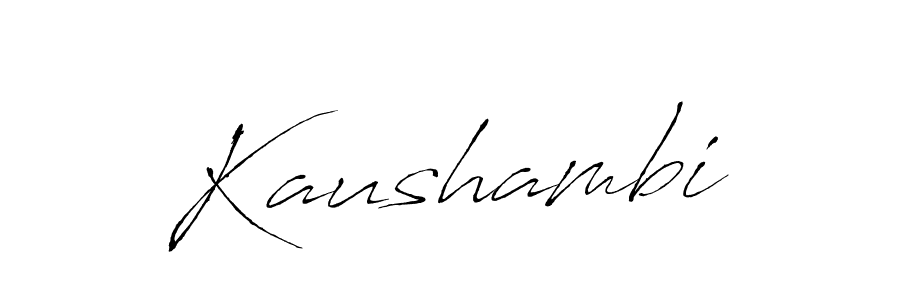 Design your own signature with our free online signature maker. With this signature software, you can create a handwritten (Antro_Vectra) signature for name Kaushambi. Kaushambi signature style 6 images and pictures png