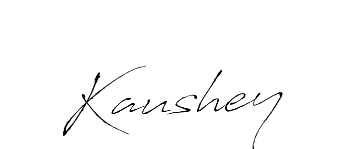 How to make Kaushey signature? Antro_Vectra is a professional autograph style. Create handwritten signature for Kaushey name. Kaushey signature style 6 images and pictures png