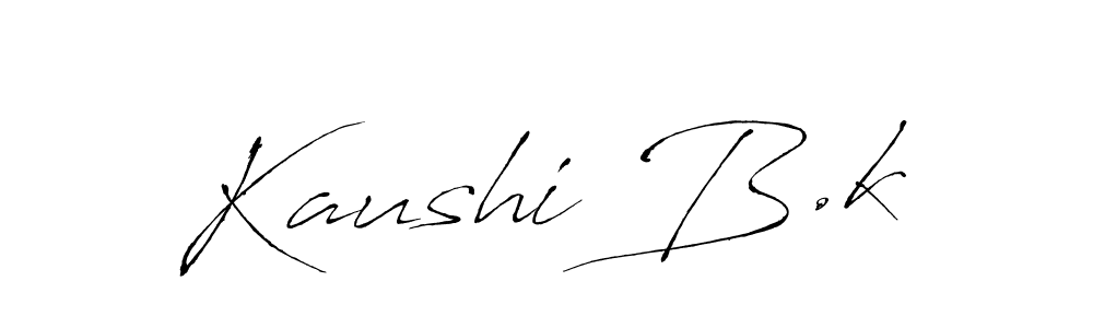 Best and Professional Signature Style for Kaushi B.k. Antro_Vectra Best Signature Style Collection. Kaushi B.k signature style 6 images and pictures png