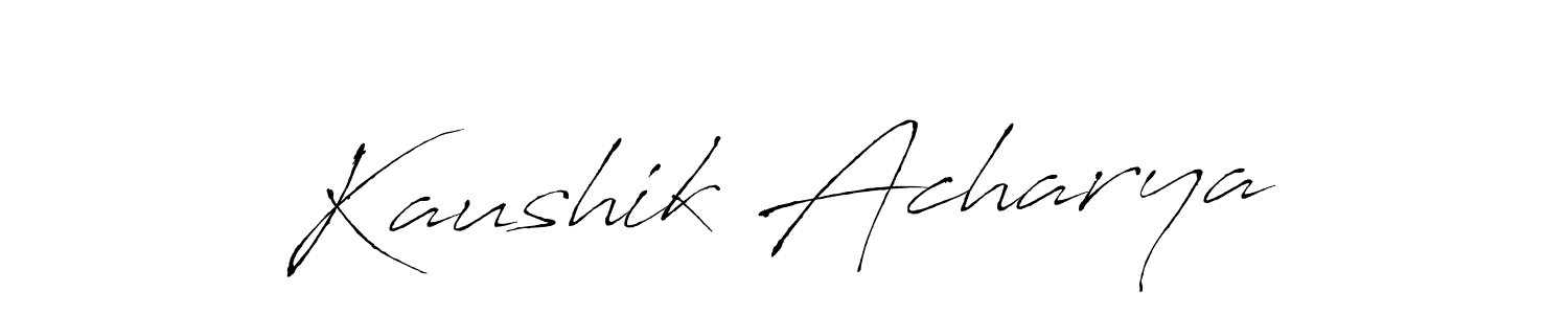 Make a beautiful signature design for name Kaushik Acharya. Use this online signature maker to create a handwritten signature for free. Kaushik Acharya signature style 6 images and pictures png