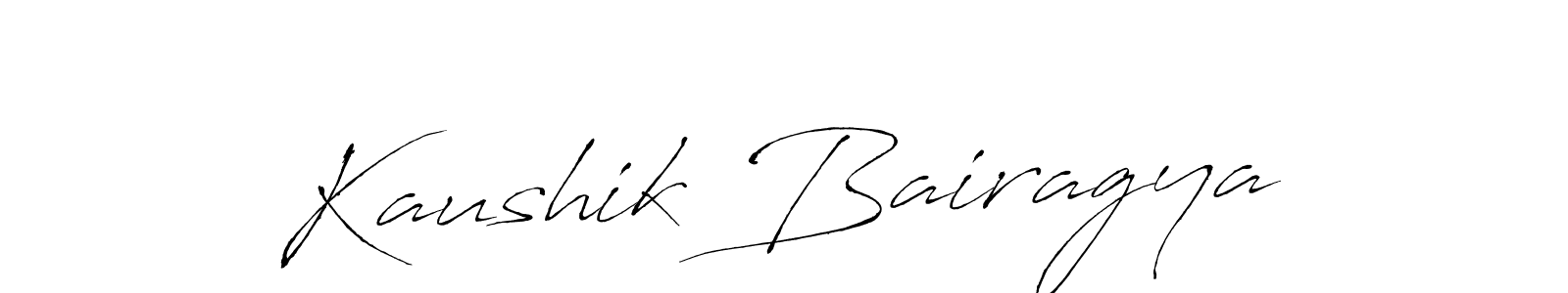 Use a signature maker to create a handwritten signature online. With this signature software, you can design (Antro_Vectra) your own signature for name Kaushik Bairagya. Kaushik Bairagya signature style 6 images and pictures png