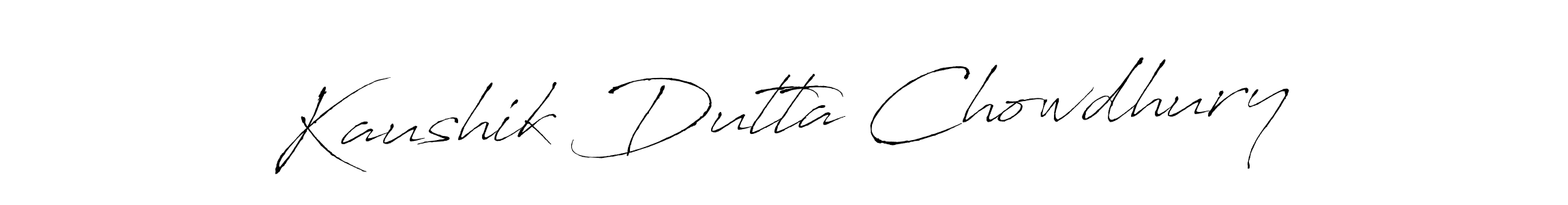 How to make Kaushik Dutta Chowdhury signature? Antro_Vectra is a professional autograph style. Create handwritten signature for Kaushik Dutta Chowdhury name. Kaushik Dutta Chowdhury signature style 6 images and pictures png