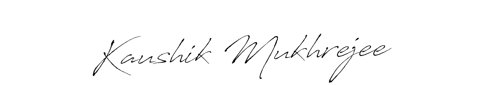 See photos of Kaushik Mukhrejee official signature by Spectra . Check more albums & portfolios. Read reviews & check more about Antro_Vectra font. Kaushik Mukhrejee signature style 6 images and pictures png