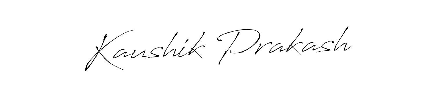 This is the best signature style for the Kaushik Prakash name. Also you like these signature font (Antro_Vectra). Mix name signature. Kaushik Prakash signature style 6 images and pictures png